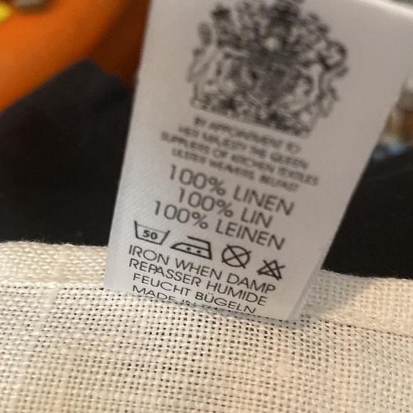 “The Woman Always makes the Rules.” Linen Tea Towel NWT Cream/Black - Picture 9 of 9